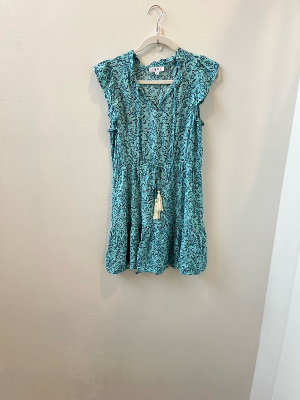 Anthropologie Dainty floral mini summer sundress